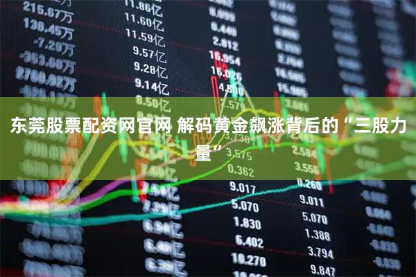东莞股票配资网官网 解码黄金飙涨背后的“三股力量”