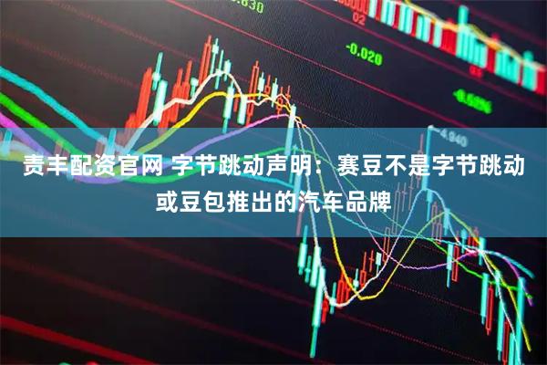 责丰配资官网 字节跳动声明：赛豆不是字节跳动或豆包推出的汽车品牌